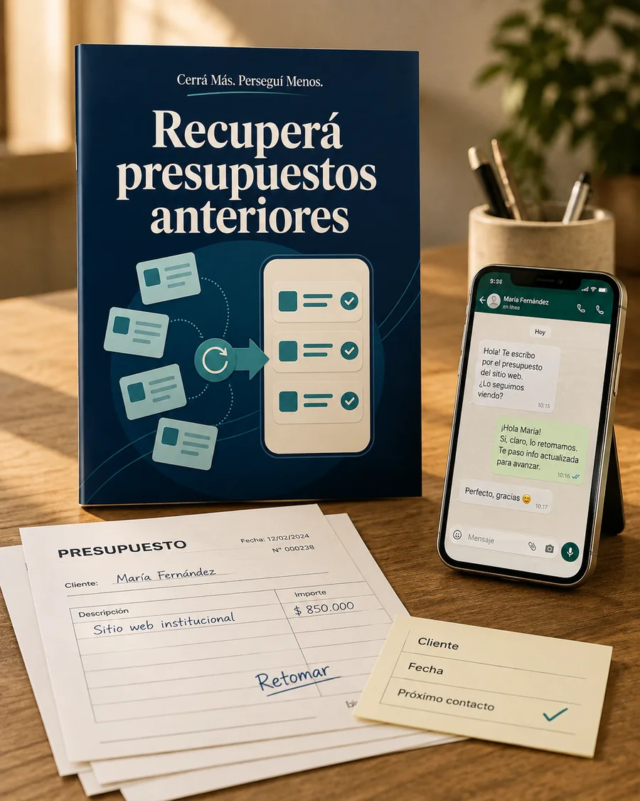 Portada del bono Recuperá presupuestos anteriores